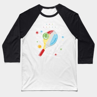 Love Tennis Baseball T-Shirt